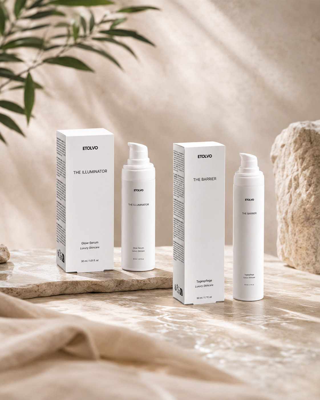 THE LUMINARYS - Tagespflege 50ml & Glow-Serum 30ml